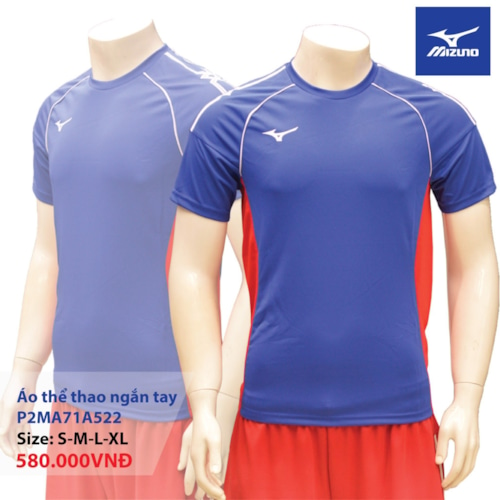 MIZUNO ÁO THỂ THAO P2MA71A5 ĐỎ